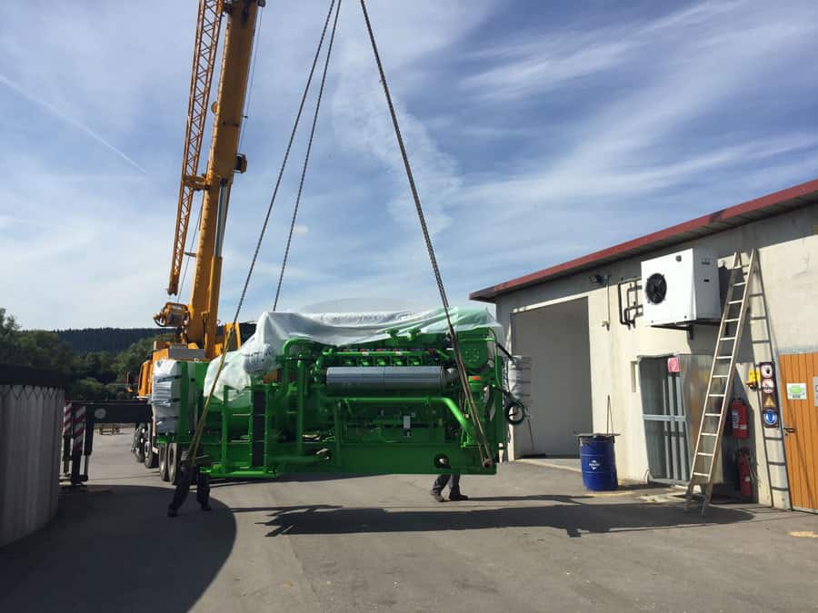 Biogasanlage mit Jenbacher